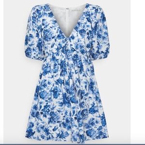 Abercrombie Women's Cinch-Front Poplin Mini Dress